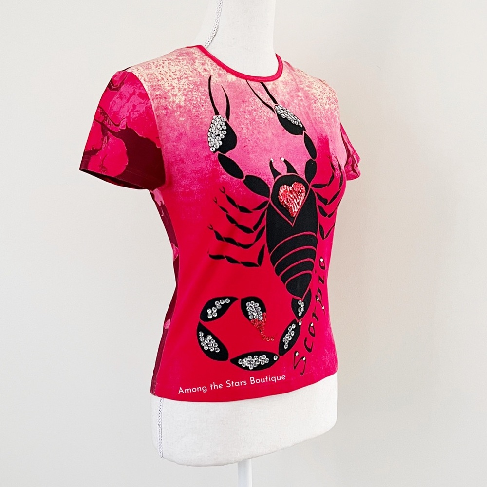 Exceptionally Rare Vintage Y2K Embellished Top ASO Hilary Duff as Lizzie McGuire - Picture 8 of 12